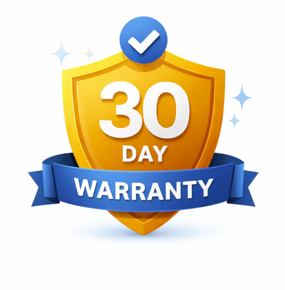 30 Day Warranty